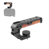 Maniglia superiore in legno per fotocamera PULUZ da 3/8 pollici con supporto ...