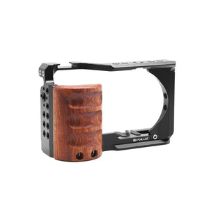Per Sony ZV-E10 PULUZ Manico in legno Metallo Camera Cage Stabilizzatore Rig�...