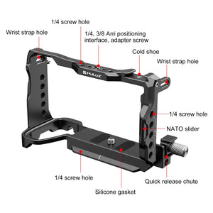 Für Sony A6700 PULUZ Metall Kamera Käfig Stabilisator Rig, Für Sony A6700
