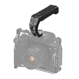PULUZ ARRI Oberer Griff aus Aluminiumlegierung mit Silikonbeschichtung – Universal-Cold-Shoe-Griff mit 1/4" 3/8" Gewinde