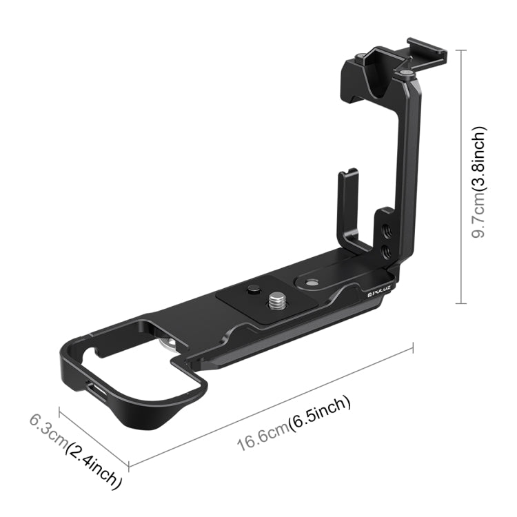 Per Nikon Z6 III PULUZ supporto base staffa piastra a sgancio rapido vertical...