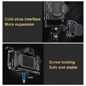 Per Nikon Z6 III PULUZ supporto base staffa piastra a sgancio rapido vertical...