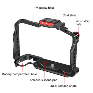 Cage stabilisatrice métallique PULUZ pour Nikon Z6 III / Z6 II - Protection et extension complètes