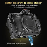 Cage stabilisatrice métallique PULUZ pour Nikon Z6 III / Z6 II - Protection et extension complètes