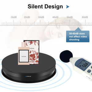 PULUZ Espositore Rotante Elettrico 30 cm con Telecomando e Regolazione 5 Velocità – Display Girevole 360° per Prodotti da 10 a 15 kg