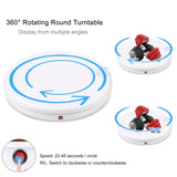 PULUZ Espositore Rotante Elettrico 45 cm con Telecomando e Regolazione Velocità – Display Girevole 360° per Prodotti Pesanti fino a 100 kg
