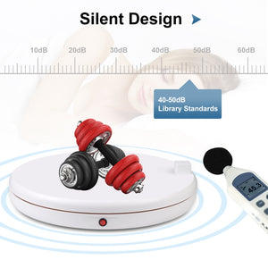 PULUZ Espositore Rotante Elettrico 45 cm con Telecomando e Regolazione Velocità – Display Girevole 360° per Prodotti Pesanti fino a 100 kg