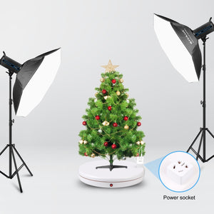 PULUZ Espositore Rotante Elettrico 45 cm con Telecomando e Regolazione Velocità – Display Girevole 360° per Prodotti Pesanti fino a 100 kg