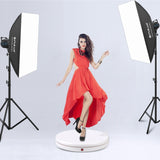 PULUZ Espositore Rotante Elettrico 45 cm con Telecomando e Regolazione Velocità – Display Girevole 360° per Prodotti Pesanti fino a 100 kg