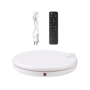 PULUZ Espositore Rotante Elettrico 45 cm con Telecomando e Regolazione Velocità – Display Girevole 360° per Prodotti Pesanti fino a 100 kg
