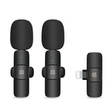 Microfoni riverbero lavalier wireless con riduzione del rumore PULUZ per iPho...