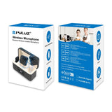 Microfono wireless lavalier magnetico PULUZ con custodia di ricarica, ricevit...