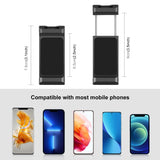 PULUZ Staffa Supporto Morsetto Telefono in Lega di Alluminio con Attacco Scarpa Fredda – Compatibile Smartphone 6,5-9 cm