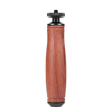 Impugnatura stabilizzatrice con impugnatura per fotocamera con manico in legn...