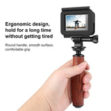 Impugnatura stabilizzatrice con impugnatura per fotocamera con manico in legn...