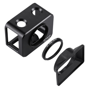 PULUZ per Sony RX0 Gabbia protettiva in lega di alluminio + lente con filtro ...