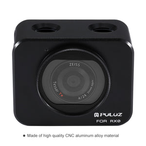 PULUZ per Sony RX0 Gabbia protettiva in lega di alluminio + lente con filtro ...