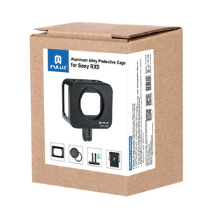 PULUZ per Sony RX0 Gabbia protettiva in lega di alluminio + lente con filtro ...