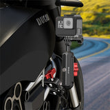 PULUZ Support de tige de bras de serrage de crabe de guidon de moto...