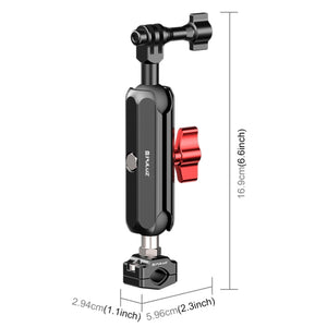 PULUZ Magic Arm Stangenhalter mit kleiner Klemme für Rückspiegel...