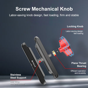PULUZ Magic Arm Stangenhalter mit kleiner Klemme für Rückspiegel...