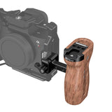 PULUZ Universal Slide Quick Release Side Handle in legno con attacco Cold Sho...