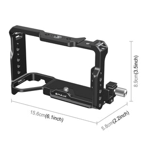 Per Sony ILCE-A7CM2 / Alpha 7C II / Alpha 7CR PULUZ Metal Camera Cage Stabili...
