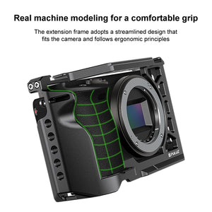 Per Sony A6500 / A6400 / A6300 / A6000 PULUZ Gabbia per fotocamera in metallo...