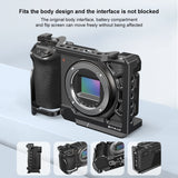 Per Sony A6500 / A6400 / A6300 / A6000 PULUZ Gabbia per fotocamera in metallo...