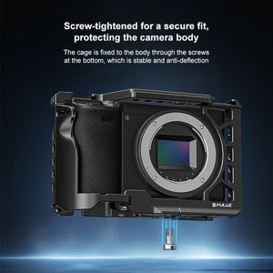 Per Sony A6500 / A6400 / A6300 / A6000 PULUZ Gabbia per fotocamera in metallo...