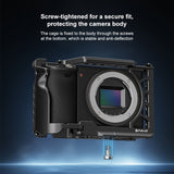 Per Sony A6500 / A6400 / A6300 / A6000 PULUZ Gabbia per fotocamera in metallo...