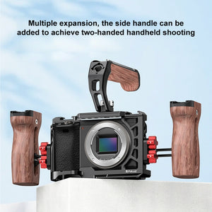 Per Sony A6500 / A6400 / A6300 / A6000 PULUZ Gabbia per fotocamera in metallo...