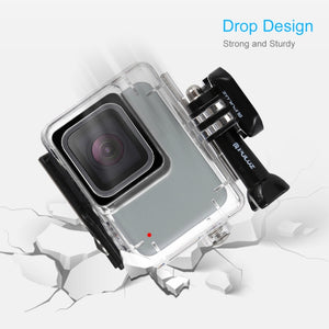 PULUZ Custodia subacquea impermeabile da 45 m per GoPro HERO7 Silver / HERO7 ...