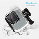 PULUZ Custodia subacquea impermeabile da 45 m per GoPro HERO7 Silver / HERO7 ...