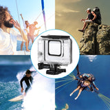 PULUZ Custodia subacquea impermeabile da 45 m per GoPro HERO7 Silver / HERO7 ...