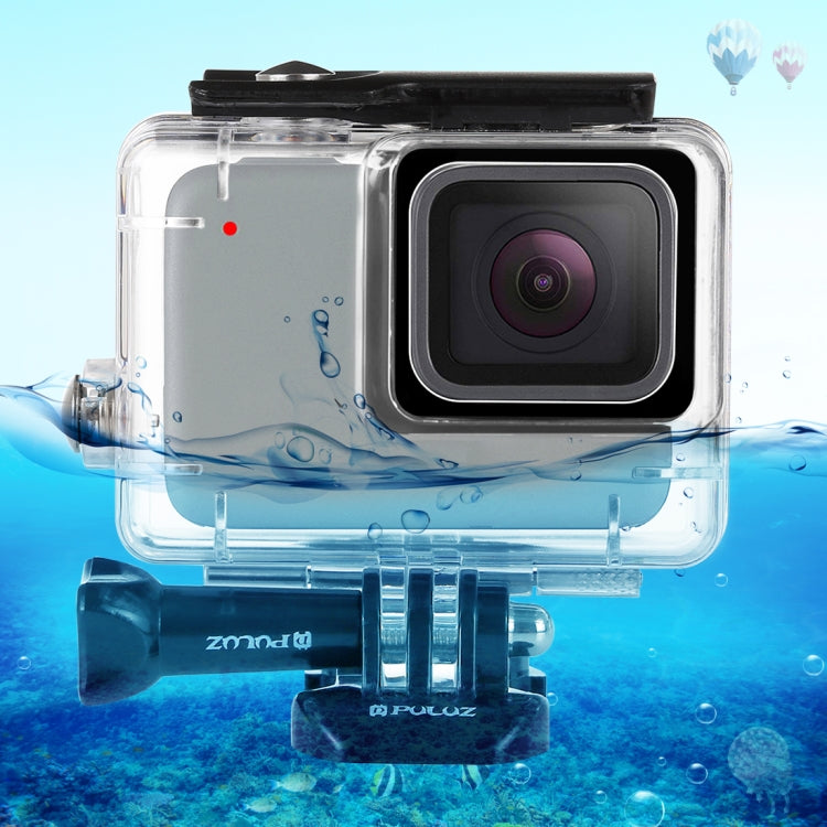 PULUZ Custodia subacquea impermeabile da 45 m per GoPro HERO7 Silver / HERO7 ...
