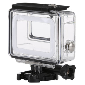 PULUZ Custodia subacquea impermeabile da 45 m per GoPro HERO7 Silver / HERO7 ...
