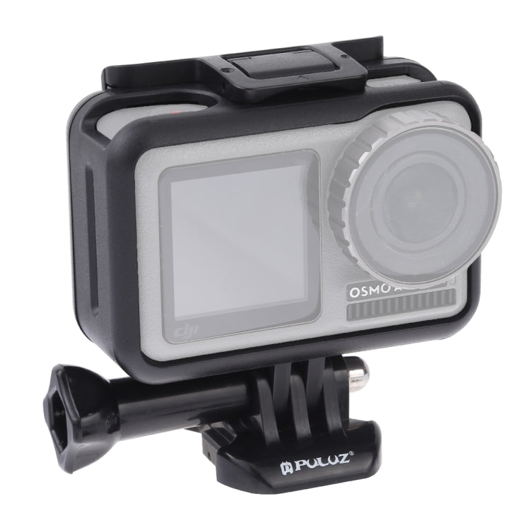 PULUZ Gabbia protettiva in ABS con bordo standard per DJI Osmo Action, con fi...