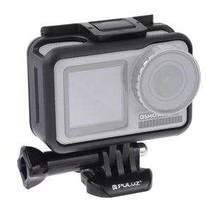 PULUZ Gabbia protettiva in ABS con bordo standard per DJI Osmo Action, con fi...