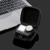 PULUZ Mini borsa portaoggetti portatile in fibra di carbonio per DJI OSMO Act...
