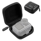PULUZ Mini borsa portaoggetti portatile in fibra di carbonio per DJI OSMO Act...
