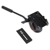 PULUZ Testa fluida per treppiede per videocamera per carichi pesanti con pias...