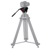 PULUZ Testa fluida per treppiede per videocamera per carichi pesanti con pias...