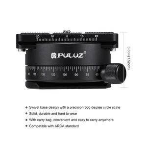 PULU Panorama-Kugelkopf aus Aluminiumlegierung mit 360-Grad-Drehung...