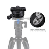 PULU Panorama-Kugelkopf aus Aluminiumlegierung mit 360-Grad-Drehung...