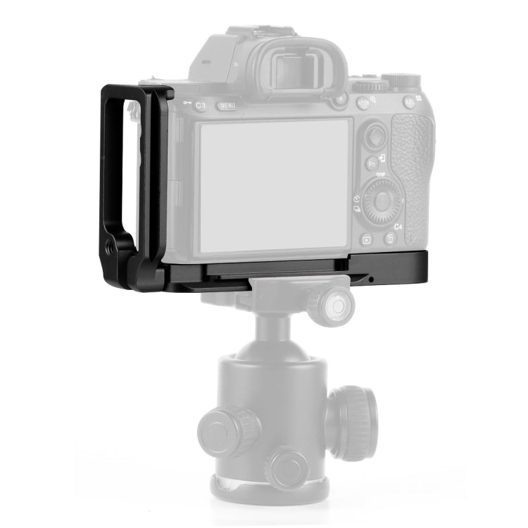 PULUZ Supporto Base Staffa a L Verticale per Piastra a Sgancio Rapido 1/4" – Compatibile Sony A9, A7 III, A7R III