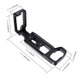 PULUZ Supporto Base Staffa a L Verticale per Piastra a Sgancio Rapido 1/4" – Compatibile Sony A9, A7 III, A7R III
