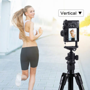 PULUZ Supporto Base Staffa a L Verticale per Piastra a Sgancio Rapido 1/4" – Compatibile Sony A9, A7 III, A7R III