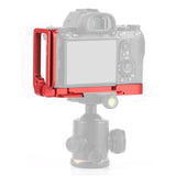 PULUZ Supporto Base Staffa a L Verticale per Piastra a Sgancio Rapido 1/4" – Compatibile Sony A9, A7 III, A7R III