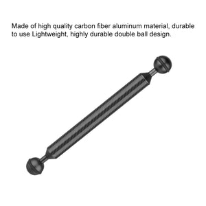 PULUZ 9 Zoll Doppelkugel-Kohlefaser-Schwebearm 23...